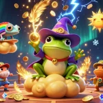 Engage in the action and fun of Link tải sunwin with a vibrant 3D illustration of game characters and dynamic casino elements.