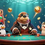 Experience thrilling gameplay at Open88 with a jolly walrus and intense poker action