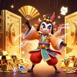 Jouez au casino en ligne avec des personnages de guerre kabuki et des richesses scintillantes.