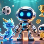 Mengambil bagian dalam permainan toto dengan robot cyberpunk dan teman holografik, menciptakan pengalaman yang menarik.