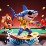 Experience thrilling j88 casino action with vibrant characters celebrating around gold coins.
