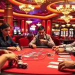 5777 bet login-এর জন্য গুরুত্বপূর্ণ ক্যাসিনো টেবিলের দৃশ্য