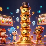 Temukan pengalaman bermain yang menakjubkan di jawa138 login dengan ilustrasi 3D karakter dan elemen kasino.