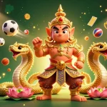 Célébrez l'excitation des jeux dans un casino en ligne suisse avec des gardiens dorés et des machines à sous chanceuses.