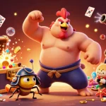 gamebancanohu showcases a dynamic casino scene with vivid characters and exciting gambling elements.