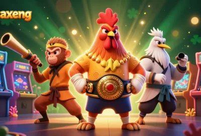 Engage in dynamic fish shooting gameplay with bancaxeng featuring vibrant characters and colorful elements.