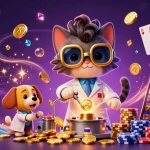 Play thrilling australia pokies online with the mad scientist and assistant creating gold coins!