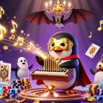 BTV168 showcases a vibrant 3D scene with a casino penguin and golden coin action.