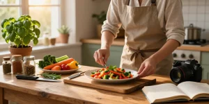Read more on our blog about the joy of cooking healthy meals in a cozy kitchen.