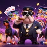 Jouez aux smash casino jeux avec un bulldog mafia, des Doberman et des éléments de casino colorés.