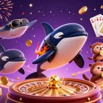 Jouez au casino en ligne avec des personnages amusants et des éléments de jeu dynamiques.