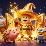 Experience the thrill of 68win with magical golden treasures and vibrant casino action.