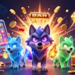 Experience winning thrills with leci123's dynamic casino scene filled with energetic game elements and stunning visuals.