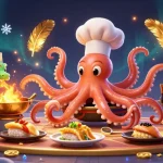 Experience the excitement at OPEN88 Casino with an immersive 3D illustration showcasing a colorful gambling scene.